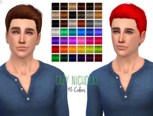 8 retextures each hair in 40 colors