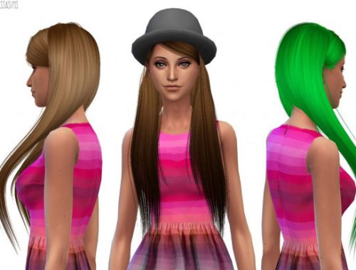8 retextures each hair in 40 colors