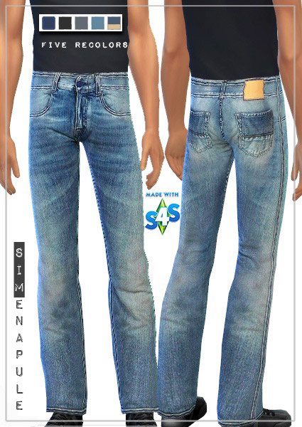 Male Jeans 01 - The Sims 4 Catalog