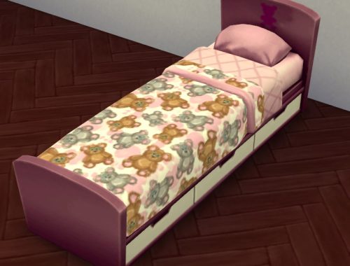 Teddy Bear Kiddies Bed Set