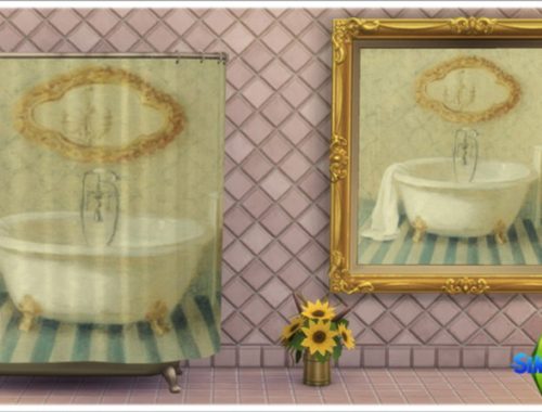 Bathroom Romance Tub and Pictures
