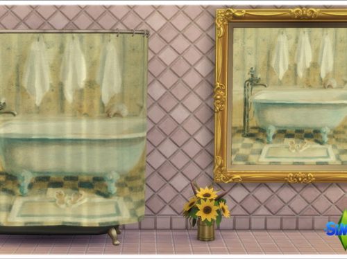 Bathroom Romance Tub and Pictures
