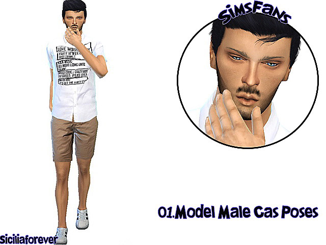 Model Male Cas Poses - The Sims 4 Catalog