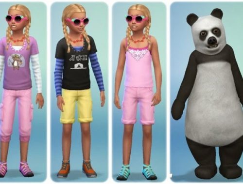 Outdoor Retreat Clothes and hairstyles