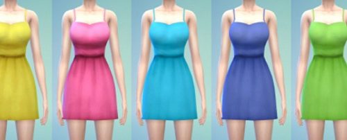 Flossy style dress