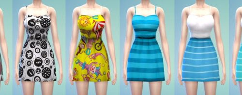 Flossy style dress