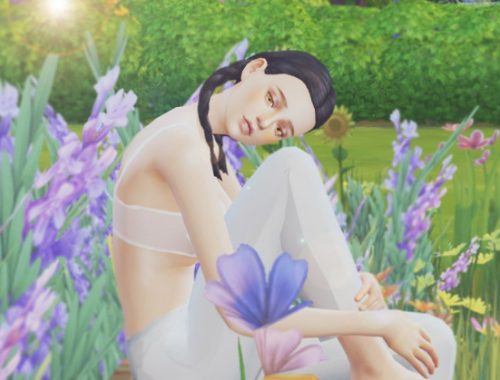 SIT AND STARE poses