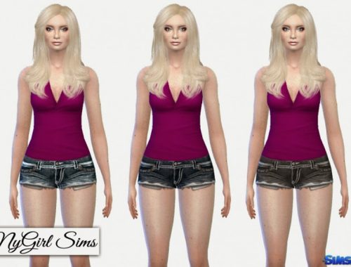 Botanical Flower Pocket Jean Short