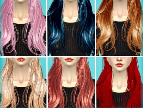 Newseas Rainbow Gate and Samantha hair retextures