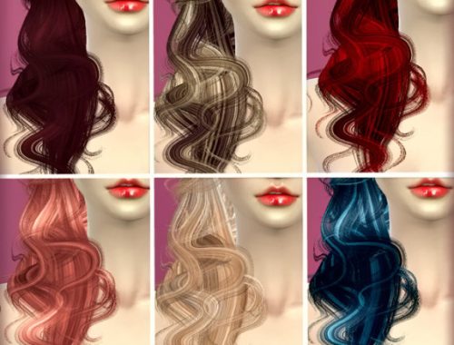 Newseas Rainbow Gate and Samantha hair retextures