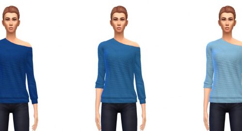 Off shoulder sweater