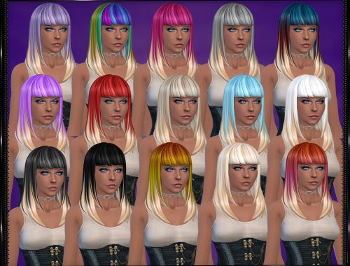 Color Vibe Hair w/ Blonde Tips