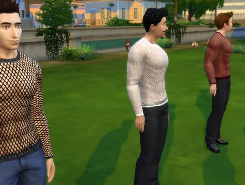 Mesh clothing for male Sims