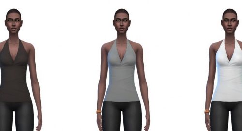 Halter top recolors