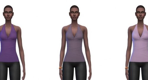 Halter top recolors