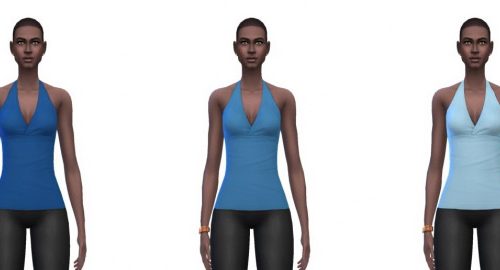 Halter top recolors