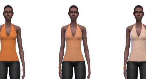 Halter top recolors