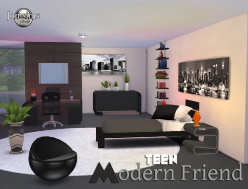 Modern Friend bedroom