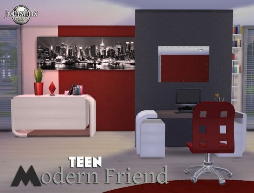 Modern Friend bedroom