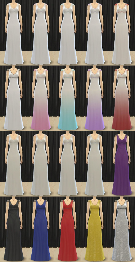 Queen of Lace Wedding Dress - The Sims 4 Catalog