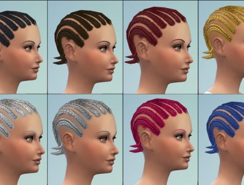 Short cornrows