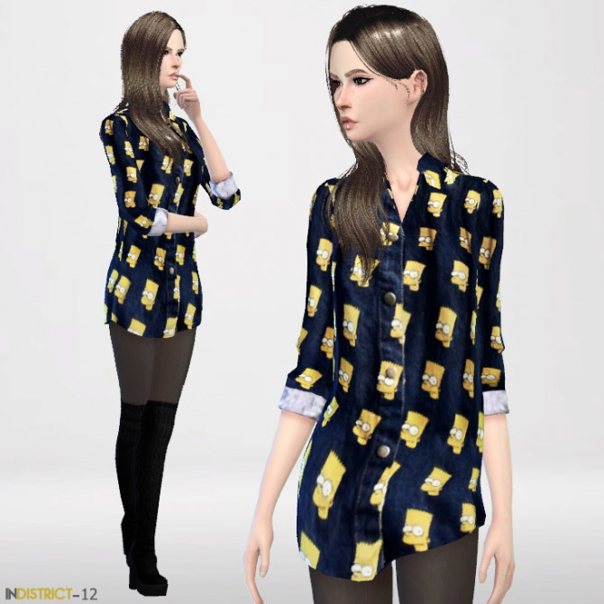 Bart Shirt - The Sims 4 Catalog
