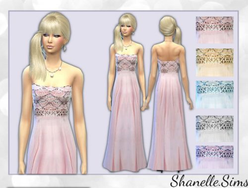 Jewelled formal gowns