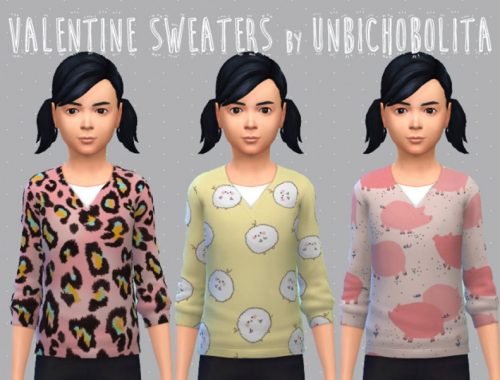 Valentine sweaters