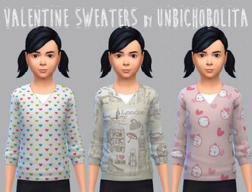 Valentine sweaters