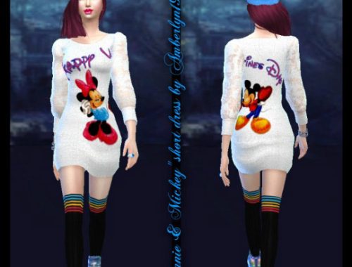 Minnie & Mickey short dress
