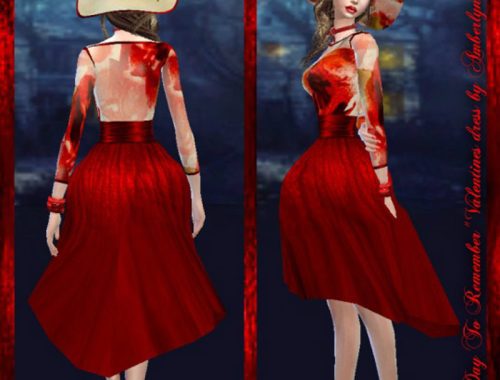 Valentines dress and hat