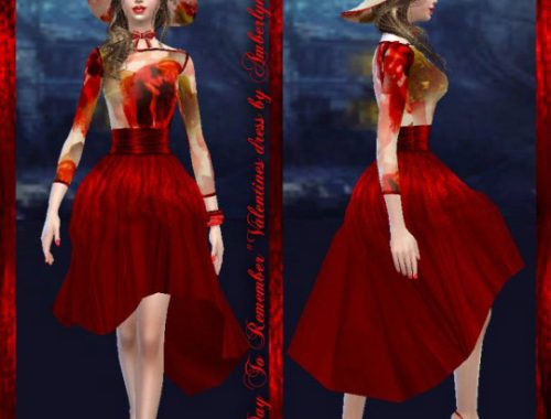 Valentines dress and hat