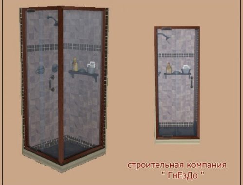 Brick bathroom set