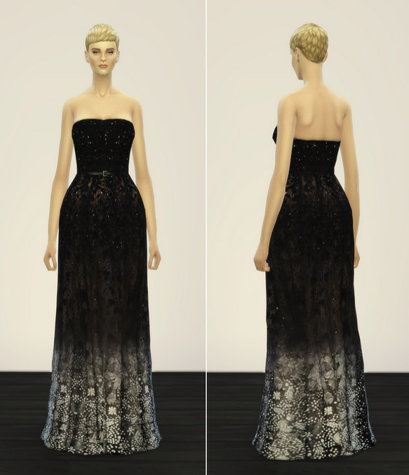 Haute couture dress - The Sims 4 Catalog