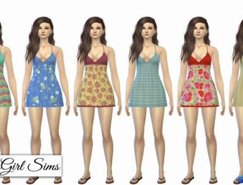 Printed Beach Sundress