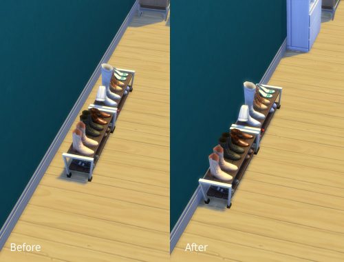 Various placement edits that make stuff go against walls