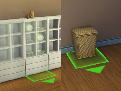 Various placement edits that make stuff go against walls