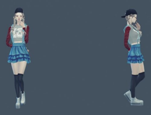 Standing pose Pack 4
