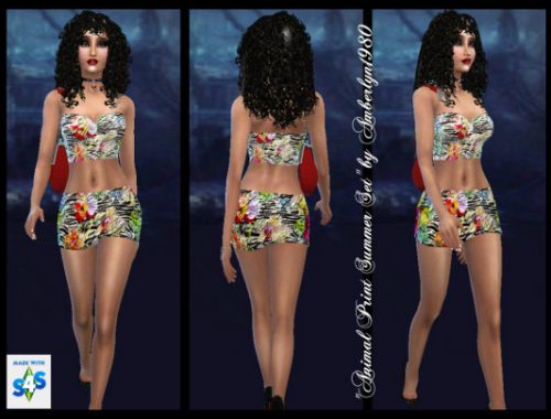 Animal Print Summer Set