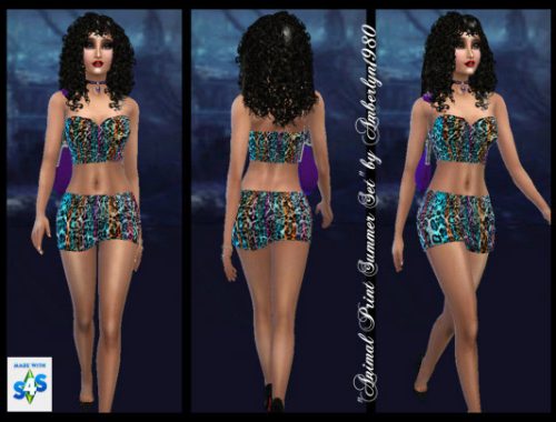 Animal Print Summer Set
