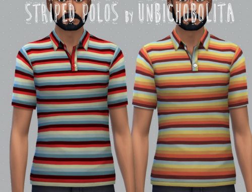 Striped polos