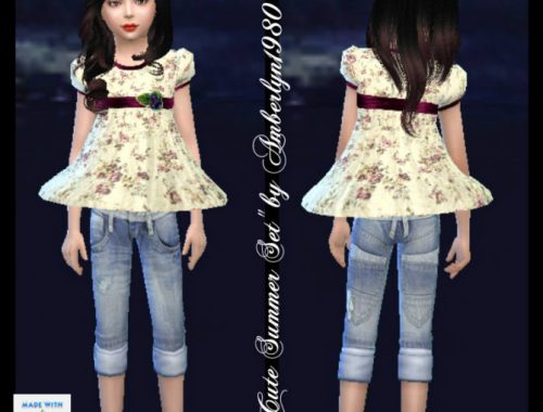 Cute Summer Set for little girls