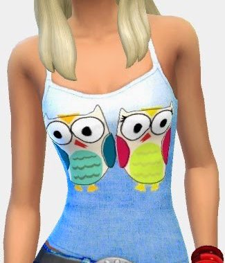 Girly denim top
