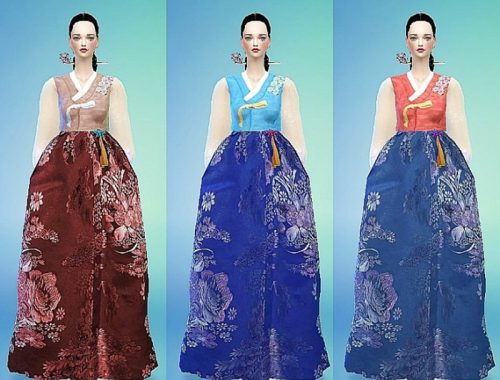 Korean traditional costumes_han-bok set