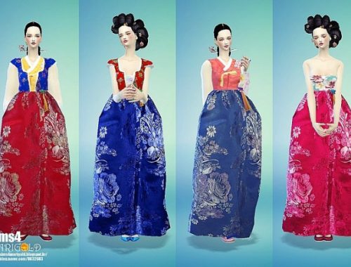 Korean traditional costumes_han-bok set