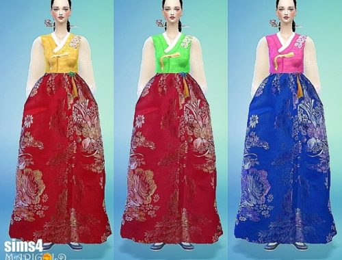 Korean traditional costumes_han-bok set
