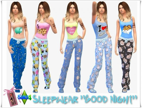 Slepwear Good Night - The Sims 4 Catalog