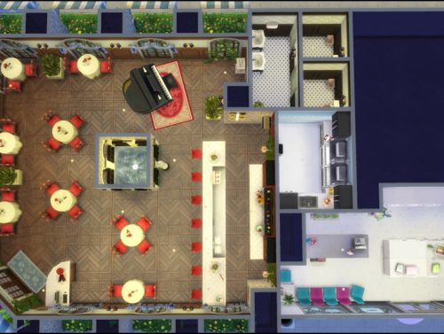 Le Caprice restaurant and The Pink Bunny laundromat