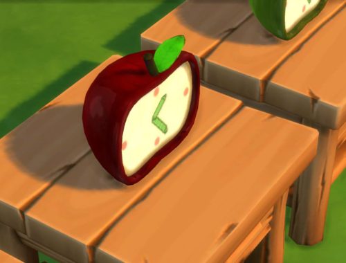 Apple Series TV and clock
