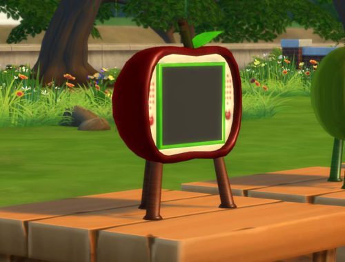 Apple Series TV and clock